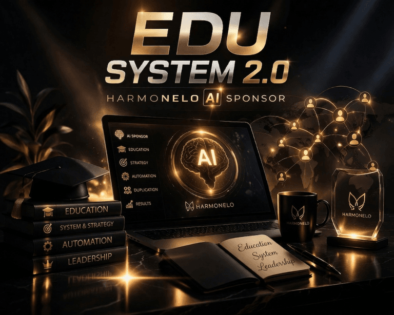 Harmonelo EDU System 2.0 i sponzor Harmonelo AI