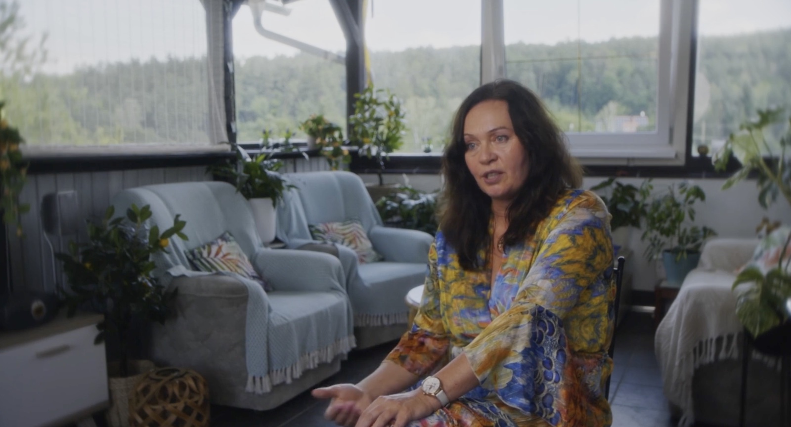 Olga Šafaříková spreekt in het blok „Buitenlandse handel“ tijdens de 17e Harmonelo Academy. 