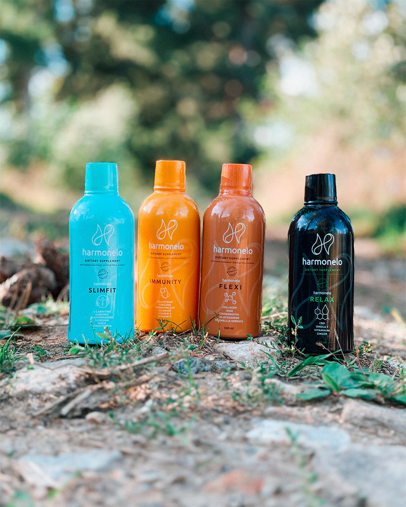 Immunity nella foto del prodotto Harmonelo insieme a Slimfit, Flexi e Relax.