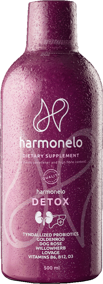 Harmonelo Detox, hivatalos termékfotó.